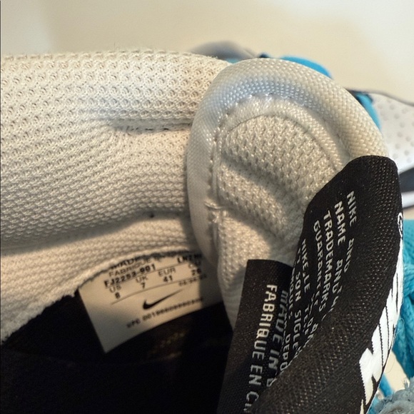 Like NEW | Nike | Custom Dunk Low By You | Black/White/Blue/Gray | Size 8 - Picture 6 of 7